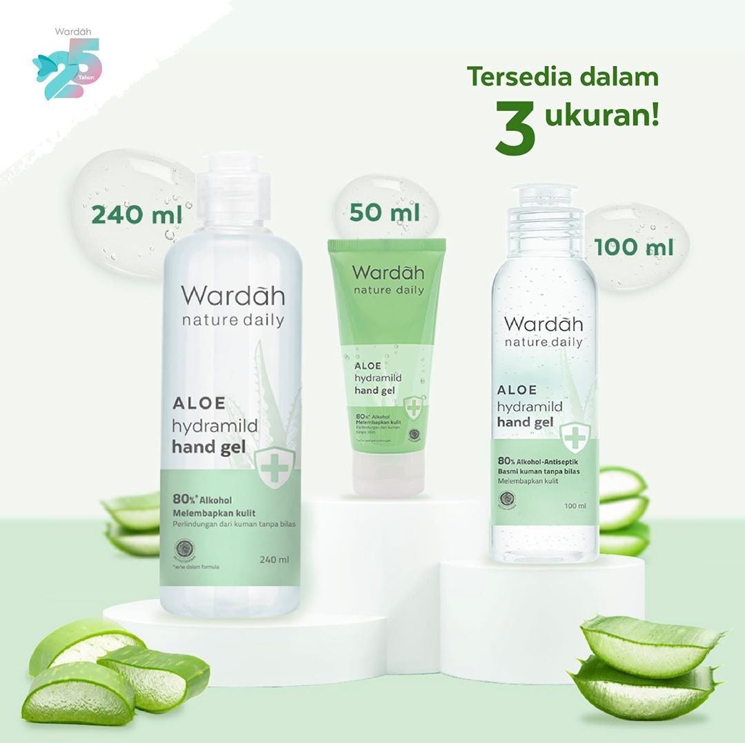 Nature Daily Aloe Hydramild Hand Gel 50 ml
